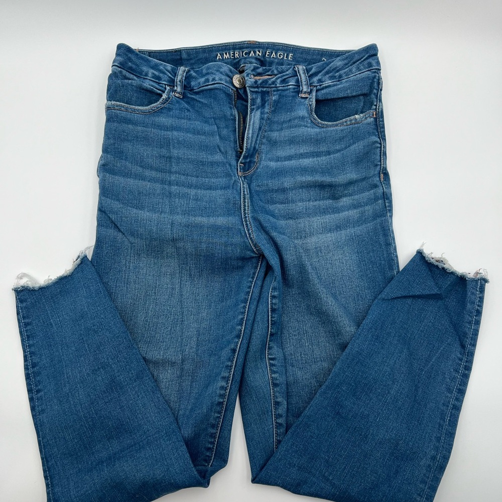 American Eagle Outfitters Women's Skinny Jeans in Blue